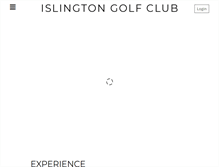 Tablet Screenshot of islingtongolfclub.com